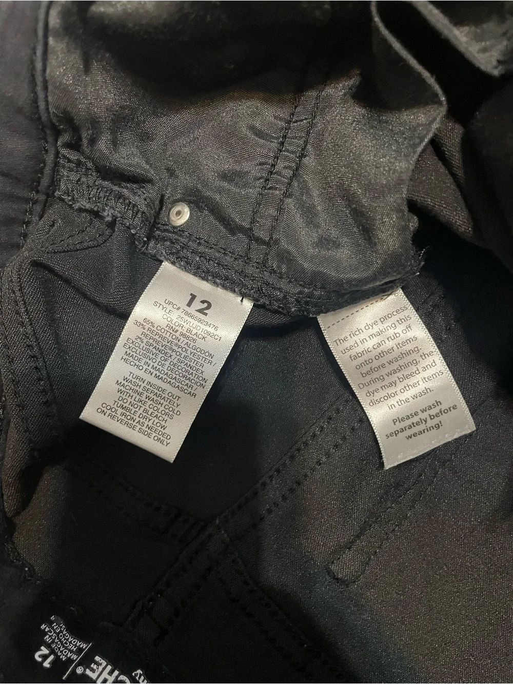 Jordache boys kids Black Skinny Jeans - Size 12pre- owned
